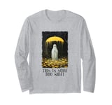 Halloween Spooky Ghost In The Forest Umbrella Boo Sheet Long Sleeve T-Shirt