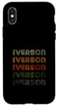 iPhone X/XS Love Heart Iverson Tee Grunge Vintage Style Black Iverson Case