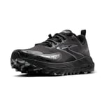 Brooks Homme Cascadia 18 Sneaker, Black Blackened Pearl Grey, 48.5 EU