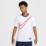 Paris Saint-germain T-shirt Oversized Swoosh - Vit - Nike, storlek Medium