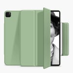 ZOYU Case for iPad Pro11 2nd Generation 2020,Lightweight Stand Cover with Clasp,Support Apple Pencil's magnetic attachment and Wireless Charging,Auto Wake/Sleep for iPad Pro11 inch-Green