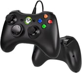 Manette Xbox 360 Filaire, Usb Manette Du Contrôleur De Jeu Filaire Avec Double Vibration Pour Microsoft Xbox 360 Pc Windows 7/8/10 / Xp