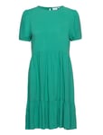 Vipaya S/S Dress - Noos Kort Klänning Green Vila