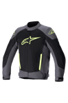 Alpinestars T-SP X Superair MC-Jacka Tar Grå-Svart-Gul Fluo""