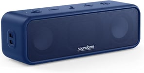 3 Enceinte Bluetooth Son stéréo, Drivers de diaphragme Pur Titane, Technologie PartyCast, BassUp, autonomie 24 h, étanchéité IPX7, appli pour égaliseurs personnalisés, utilisable à Domicile