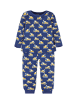 JoJo Maman Bébé Kids' Glow In The Dark Digger Pyjamas, Navy