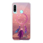 Evetane - Coque Silicone Compatible Huawei P30 Lite/ P30 Lite XL - Protection Intégrale 360, Fine et Transparente - Coque Avant & Arrière - Haute Résistance - Attrape rêve Rose