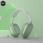 P9 Air Max Casque HiFi stéréo sans fil Bluetooth Musique Casque sans fil avec microphone Écouteur de sport pour téléphone PC Gaming-Vert