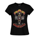 Guns N Roses Womens/Ladies Appetite For Destruction T-Shirt - L