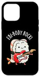 Coque pour iPhone 12 mini Jeu de mots Ebi Body Rock Funny Ebi Sushi