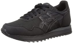 ASICS Men's Tiger Runner II Sneaker, Black/Black, 13 UK