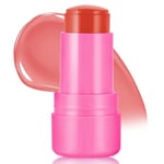 Rouge à Lèvres en Gelée, Makeup Blush Jelly Blush Stick Blush Léger et Aérien Teinture Transparente pour Yeux Lèvres et Joues,6.5g（03）