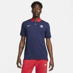 Paris Saint-germain The Nike Polo M Midnight Navy/university Red/white, storlek Large