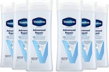 Vaseline Intensive Care Fragrance Free Advance Repair Lotion, 400 ml, Pack of 6