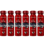 Old Spice Deodorant Body Spray Men Nightpanther 150ml x 6