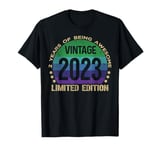 2 Year Old Gifts Vintage 2023 Limited Edition 2nd Birthday T-Shirt