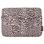 CanvasArtisan Sleeve med Leopardmønster for Bærbar PC / Macbook 15" - (39 x 28 x 2 cm) - Gul Leopard