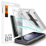 Spigen Glas.tR EZ Fit Verre Trempé pour Samsung Galaxy Z Fold 5, 2 Pièces, Kit d'installation inclus, Dureté 9H, Résistant aux Rayures