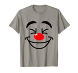 Red Nose Face Happy Face Red Nose 2024 Funny Kids Boys Girls T-Shirt