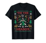 'Tis the Season Deer Hunter Ugly Christmas Sweater Party T-Shirt