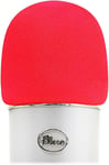 Blue Yeti Bonnette Micro en Mousse - Microphone Filtre Anti-pop Professionel pour réduire bruit pour Microphone blue yeti, blue yeti pro par (Rouge)