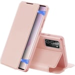 DUX DUCIS Skin X Rugged Flip Wallet Case for Samsung Galaxy Note 20 & 5G - Pink