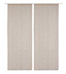 Linder 0189 /29/415/60X160 Vitrage Jour Lin Beige Passe Tringle