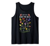 Gardening T-shirt Plant These Save The Bees Flowers Tank Top