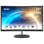 Ecran PC LED Msi PRO MP271CA 27" Incurvé Full HD 1080p Noir