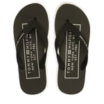 Tåsandaler Tommy Hilfiger Rubber Hilfiger Beach Sandal FM0FM04468 Svart