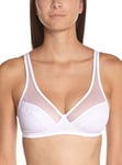 DIM Soutien-Gorge Femme Soft Cup Generous Classique x1, Blanc, 100C