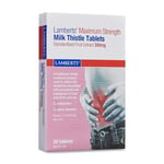 Lamberts Maximum Strength Milk Thistle 30 tablets for Indigestion, Upset Stomach