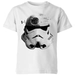 Star Wars Command Stormtrooper Death Star Kids' T-Shirt - White - 7-8 Years