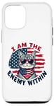 Coque pour iPhone 12/12 Pro I Am The Enemy Within Harris vs Trump Élection américaine 2024 drôle