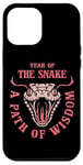 iPhone 12 Pro Max Year Of the Snake. A Path Of Wisdom. Cinese New Year Costume Case