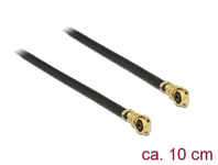 DELOCK – Antenna Cable MHF® 4L plug to MHF® 4L plug 1.13 10 cm (89642)