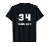 34th Birthday Age 34 The Legacy Lives On T-Shirt