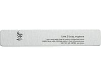 Peggy Sage_2-Way Nail File Zebra Medium Double-Sided Rectangular Nail File 180/180 Zebra