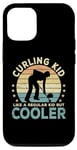 Coque pour iPhone 14 Curling Curler pour enfants Funny Curling