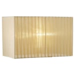 Inspired Lighting - Inspired Diyas - Florence - Abat-jour rectangulaire en organza, 400x210x260mm, bronze doux, pour lampadaire