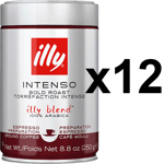 illy Espresso mörkrost malet kaffe 250g x12