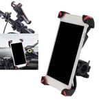 (Red)3.5‑7 Inch Bike Phone Holder 360 Degrees Rotating Adjustable Bike Mobi BG