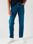 BOSS Re.maine3 Regular Fit Modern Authentic Jeans - Dark Blue, Dark Blue, Size 34, Inside Leg Regular, Men