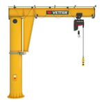 VETTER Krantechnik Grue pivotante sur colonne Vetter MEISTER Système d'ancrage composite Palan électrique à chaîne 125kg, 5,0m