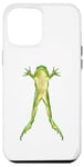 Coque pour iPhone 13 Pro Max Grenouille sautante verte amphibien