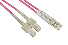 LINK LKLCSC4515 Câble fibre optique LC A SC multimode Duplex OM4 50/125 m 15 m