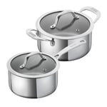 Allround 2pc Saucepan & Casserole Set