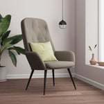 Chaise de relaxation Gris clair Velours - The Living Store - Gris