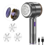 Electric Fabric Shaver and Lint Remove Sweater Defuzzer with 3 Stainless Steel Blades for Remove Clothes Fuzz, Lint Balls, Pills, Bobbles