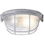 BRILLIANT lampe Lauren applique et plafonnier 19cm béton gris | 1x A60, E27, 40W, adapté aux lampes normales (non inclus) | Échelle A ++ à E | Convient aux lampes LED